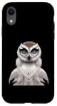 Coque pour iPhone XR Anthropomorphe Noble Blanche Neige un Hibou Cristal-Prêtresse