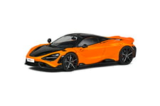 SOLIDO- MC Laren 765LT Aucun Voiture Miniature de Collection, 4311901, Orange/Black, 1/43ème