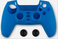 Spartan Gear - Controller Silicon Skin Cover And Thumb Grips (compatible With Playstation 5) (colour: Blue)