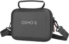 OM 6 Sac de rangement portable en cuir PU avec bandoulière Sac de voyage pour DJI Osmo Mobile 6 Accessoires stabilisateurs de cardan, Noir , Sac à bandoulière