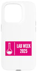 Coque pour iPhone 15 Pro Pink Lab Week 2025, jolie pour un technicien de laboratoire