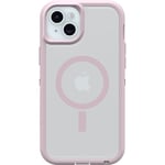 OtterBox iPhone 15 Plus and iPhone 14 Plus Defender Series XT Clear Case - MOUNTAIN FROST (Clear), screenless, rugged, snaps to MagSafe, lanyard attachment