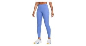 Collant long femme nike dri fit one bleu