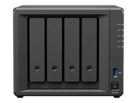 Synology Dp340 - Server - Dt 1-Vägs - 1 X Ryzen Embedded R1600 / Upp Till 3.1 Ghz - Ram 16 Gb - Sata - Hot-Swap 3.5" Vik/Vikar - Hdd 4 X 8 Tb - 10 Gigabit Ethernet, Gigabit Ethernet - Skärm: Ingen