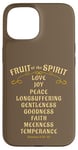 iPhone 15 Fruit of the Spirit Love Joy Peace Longsuffering King James Case