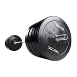 Skivstångsset 170kg, Bumper Plates Premium - Recoil