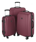 HAUPTSTADTKOFFER - Wedding - Set de 3 Valises rigides Bagage Trolley 4 roues