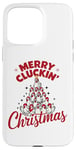 iPhone 15 Pro Max Merry Cluckin' Christmas Funny Chicken Lovers Farm Xmas Case