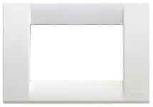 VIMAR série Idea – Plaque Classica 3 Module en plastique blanc brillant