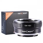 K&F Concept Adapter Olympus til Sony E Olympus OM til Sony E