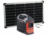 Batterie nomade avec panneau solaire 60 W, 155 Wh