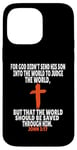 iPhone 14 Pro Max John 3:17 Bible Verses Scripture Case