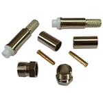 1852 FME hunnkontakt for 6 mm kabel RG58, krymping, 2-pk