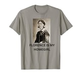 Nursing art iconic lady with the lamp Florence Nightingale T-Shirt