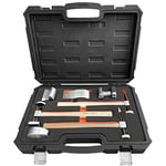 SP TOOLS SP30202 - Coffret de débosselage pour carrosserie - 7pcs - Conçu pour les Professionnels - Outils de frappe - Marteaux - Maillets