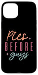 iPhone 15 Plus Retro Pies Before Guys - Retro Thanksgiving Matching Outfit Case