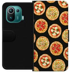 Lompakkokotelo Xiaomi Mi 11 Pro-laitteelle, jossa on Pizza kuvio