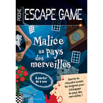 Escape game de poche junior : Malice au pays des Merveilles (Broché)