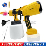 Spray Gun Cordless Fence Wall Paint Sprayer Electric Airless HVLP For DeWalt XR