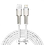 Cafule USB-kabel USB-C til Lightning 20W PD 2m - Hvid