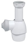 Wirquin 30723669 Siphon universel pour lavabo ou évier Ø32-40, blanc