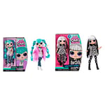 LOL Surprise OMG Fashion Doll - COSMIC NOVA - Includes Fashion Doll, Multiple Surprises, and Fabulous Accessories - Great Gift for Kids Ages 4+ & LOL Surprise OMG Fashion Doll - GROOVY BABE