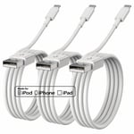 IPhone Charger Cable 1M, 3Pack Apple MFi Certified iPhone Lightning to USB Cable