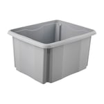 keeeper Boîte de Rangement avec Système d’Empilage, 24 l, 41 x 34,5 x 22 cm, Emil Eco Line, Gris (Eco Stone Grey)