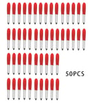 50PCS Red Cricut  lame de coupe en vinyle, 30/45/60 degrés, avec traceur, pour outil de sculpture, fraise ""Nipseyteko