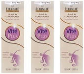 3 x Eternite Hair VitePLUS as Vitapointe Revitalise Shine Leave-in Conditioner