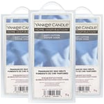 Yankee Candle Wax Melts Scented Home Room Fragrance Soft Cotton 75g x3