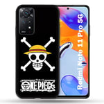 Coque pour Xiaomi Redmi Note 11 Pro / 11 Pro 5G Manga One Piece Tete de Mort