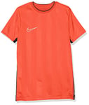 Nike B NK BRT ACDMY Top SS GX2 T-Shirt Garçon, Ember Glow/Black/Black, FR : XL (Taille Fabricant : XL)