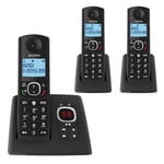 Alcatel F530 Voice Trio téléphone sans fil avec répondeur et 3 combinés bloca...