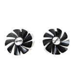 Ventilateur de refroidissement pour carte graphique Sapphire RX 470,4G,D5,OC,CF1015H12D,NITRO,470,480,580,570 - Type 2pcs