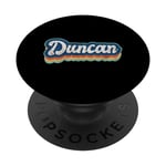 Duncan Prénom Garçon Style Vintage Années 70 80 Personnalisé PopSockets PopGrip Interchangeable