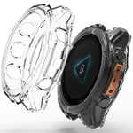 Garmin Fenix 8 43mm Klokkedeksel i TPU - Gjennomsiktig