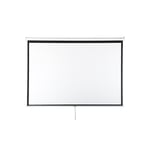 Écran de projection vidéoprojecteur cinéma enroulable 113 pouces 203 x 203 cm Helloshop26 0601004