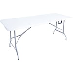 Table pliante - plastique - 152x70 cm