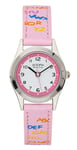 Adora Youngline Analogiques Inox Montre pour Enfants Pu-Bracelet Rose Ø 23mm