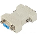 Adaptateur DVI male - VGA femelle.