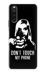 Do Not Touch My Phone Case Cover For Sony Xperia 10 III