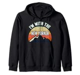 I'm With The New Yorker Gifts Zip Hoodie