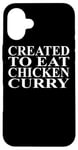 Coque pour iPhone 16 Plus Vêtements au poulet et au curry | Meilleur design amusant pour les amateurs de poulet