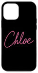 Coque pour iPhone 12 mini Chloe Nom Love Femme Fille Ami Femme Epouse Rose