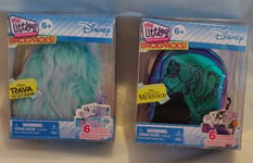 2x Disney Real Littles Backpacks  Raya the Last Dragon & Ursula The Little Merma