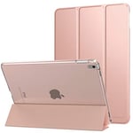 MoKo Case for iPad Pro 9.7, Ultra Slim Lightweight Smart-shell Stand Cover with Translucent Frosted Back Protector for Apple iPad Pro 9.7" 2016 Release Tablet, Rose GOLD (with Auto Wake/Sleep)