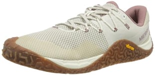 Merrell Women's Trail Glove 7 Sneaker, Chalk/Gum, 4 UK