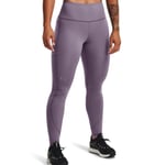 UNDER ARMOUR WOMEN'S RUSH NO-SLIP FULL LENGTH LEGGINGS PURPLE GYM WORKOUT NEW UA