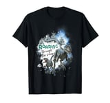 Jurassic World Blue The Raptor Roaring through the Snow T-Shirt